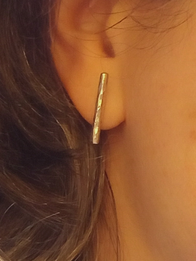 Sterling silver stud earrings