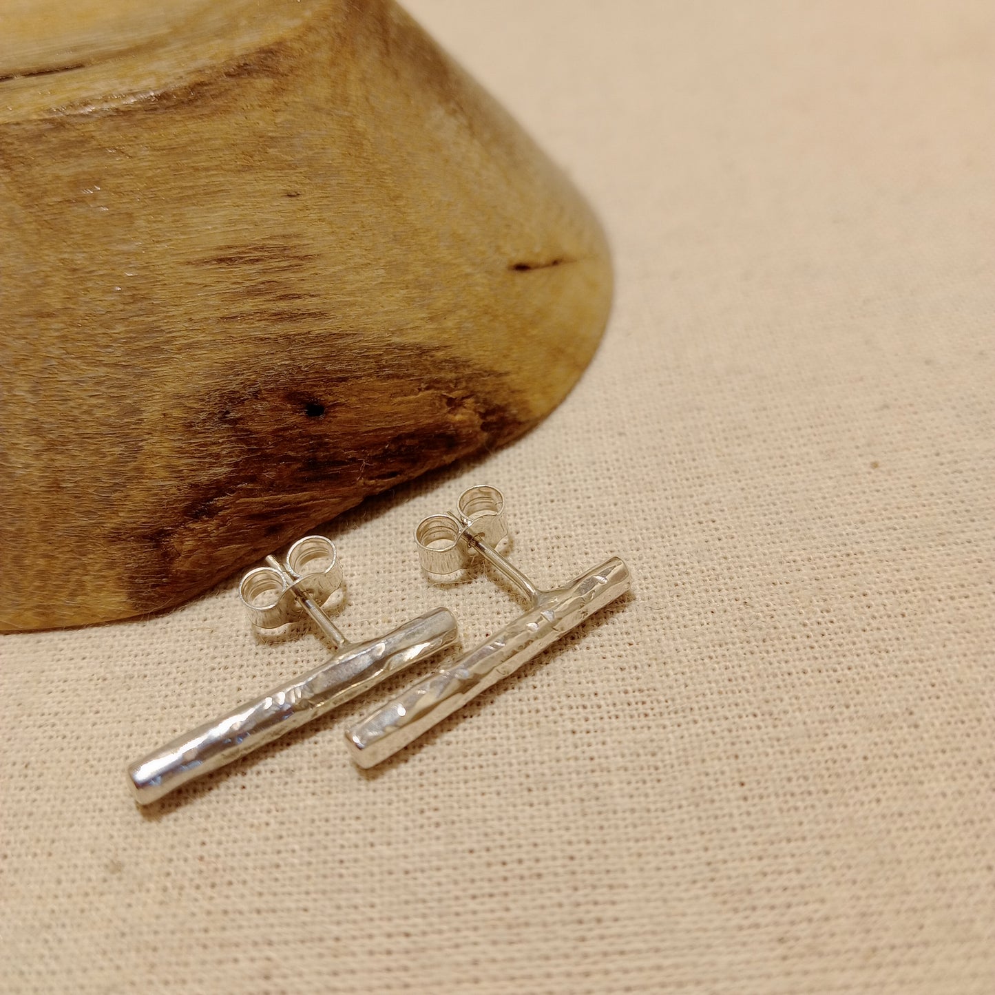 Sterling silver stud earrings