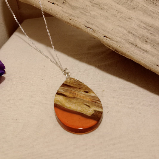 Gorse and resin Pendant