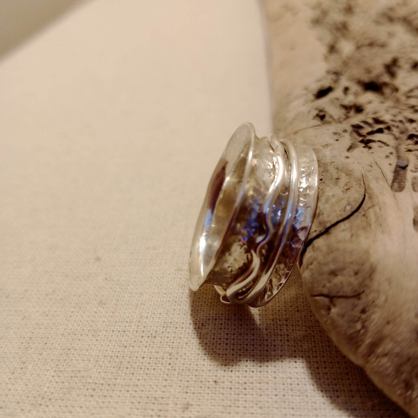 Spinner Ring in sterling silver