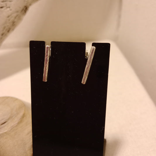 Sterling silver stud earrings