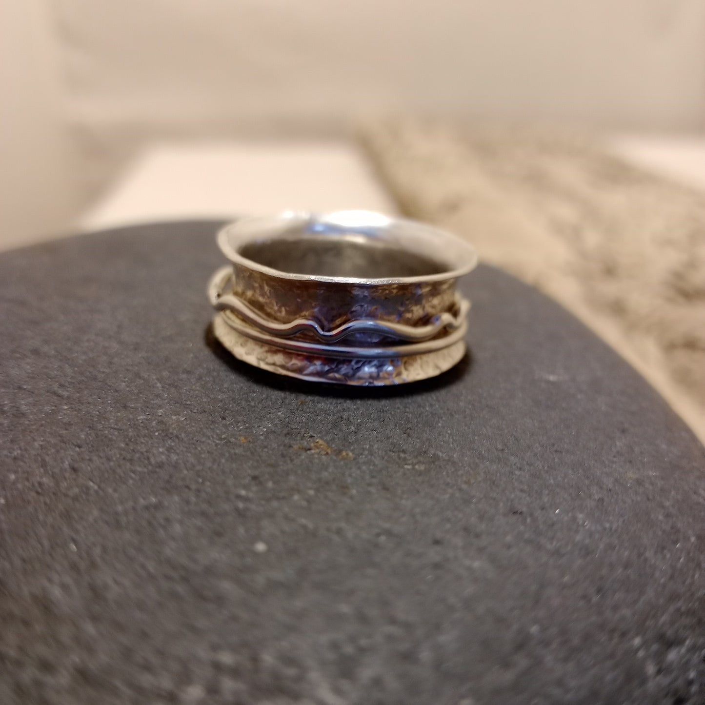 Spinner Ring in sterling silver