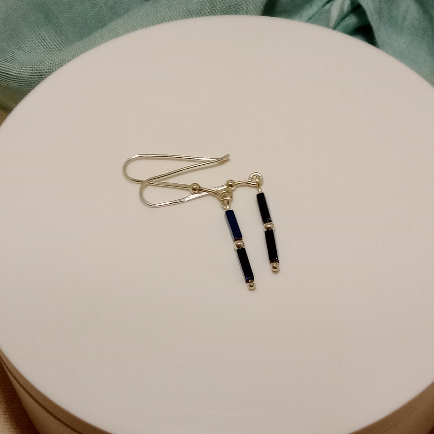 Blue Hematite earrings